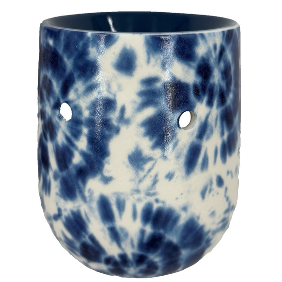 Scentsy Blue Tie Dye Wall Plug Mini Wax Warmer Night Light Home Fragrance - Picture 2 of 12